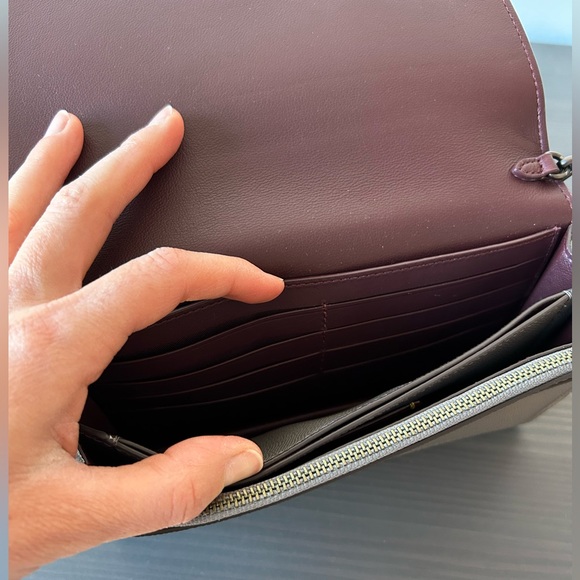 COACH Gray Leather Crossbody - Picture 6 of 12